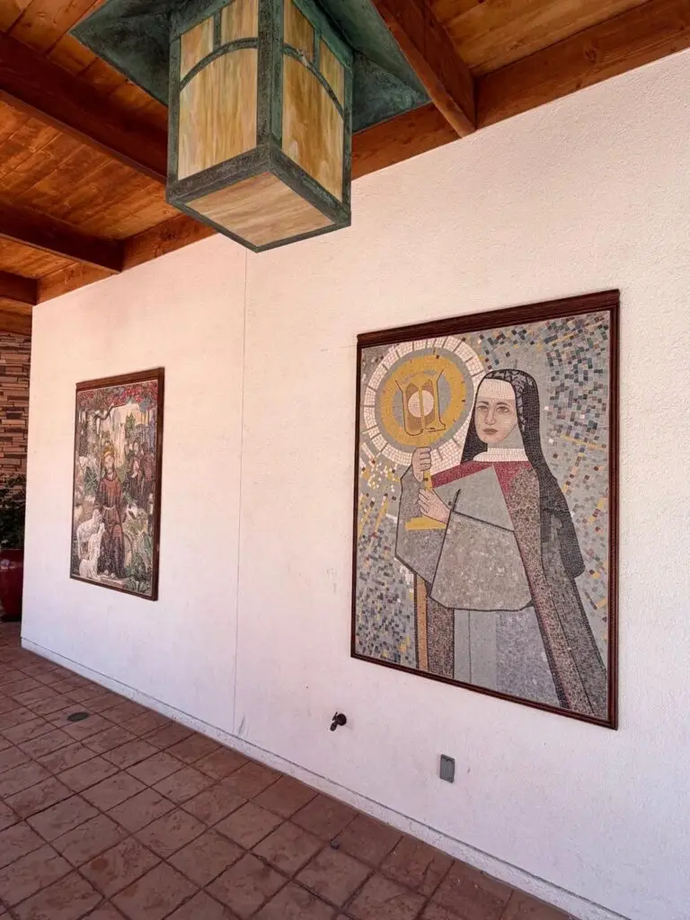 Mural of St. Clare of Assisi