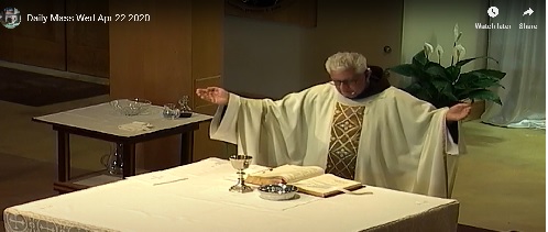 Fr. Vince Celebrates Mass