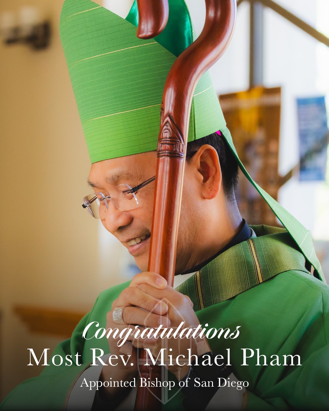 Congratulations Bishop Pham