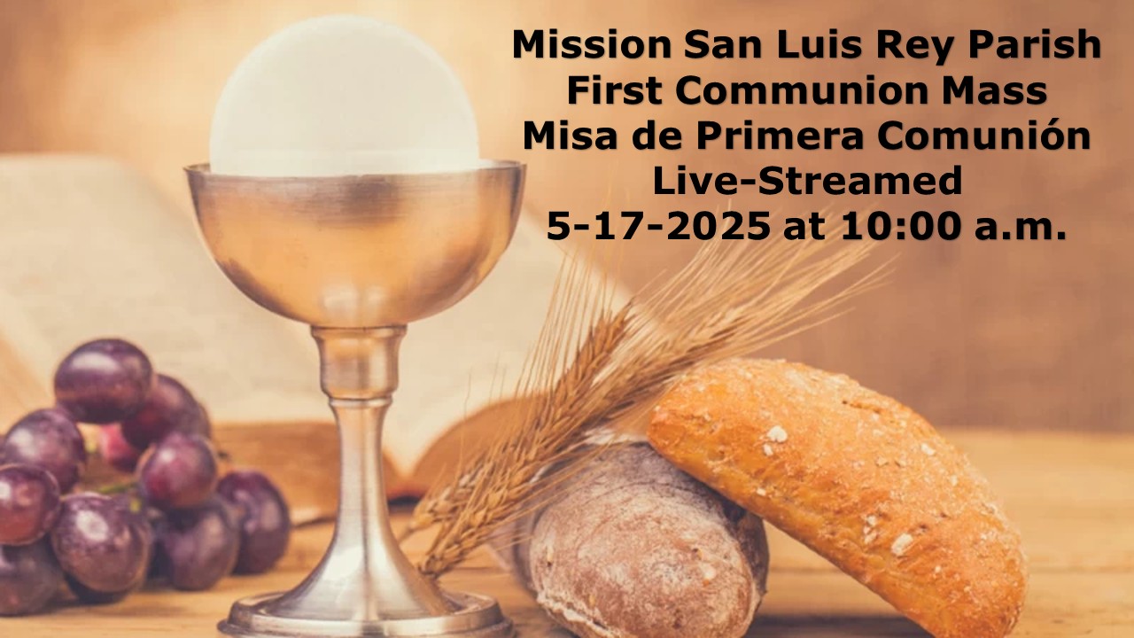 10 am First Communion Live-Stream