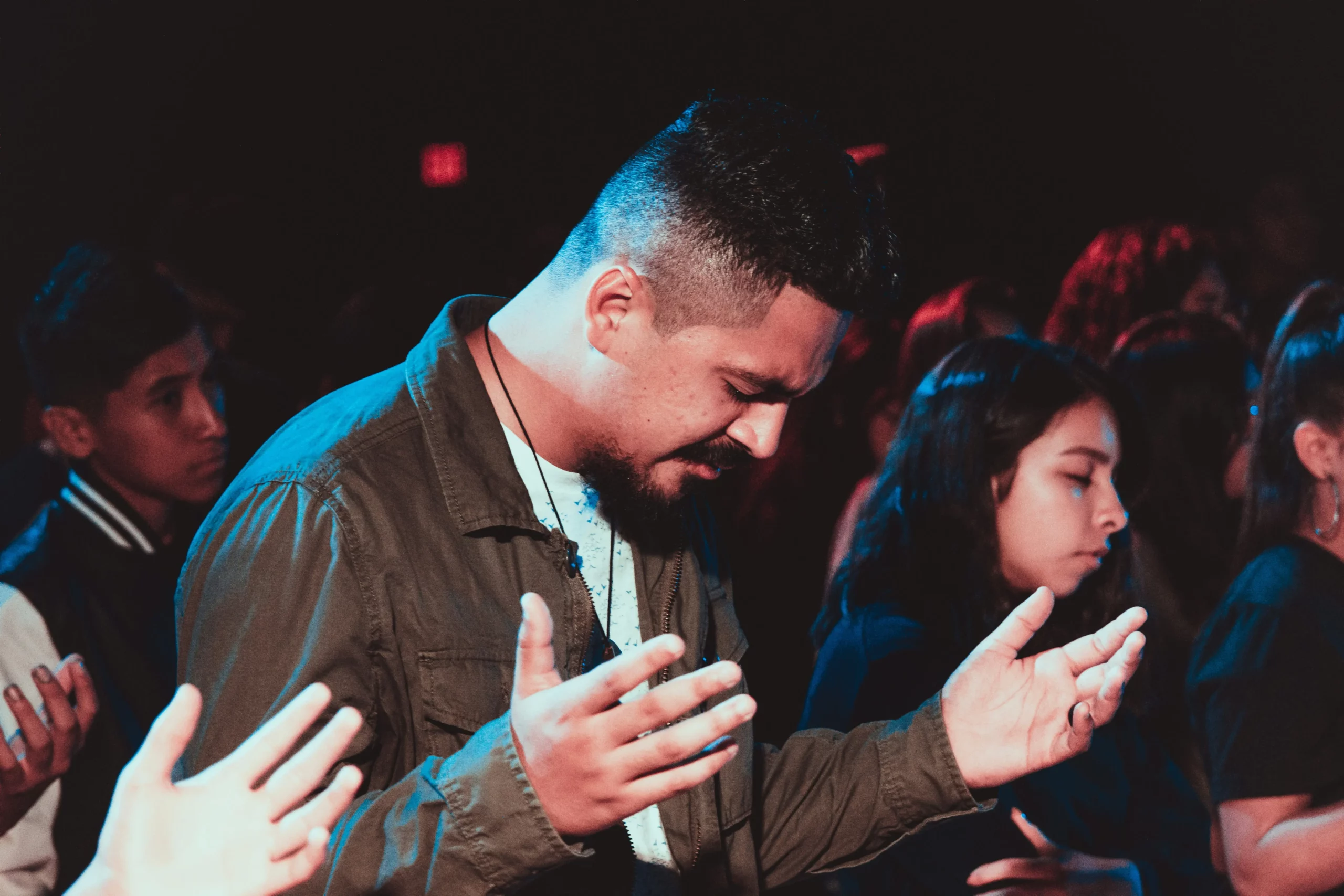Group Prayer by Ismael Paramo