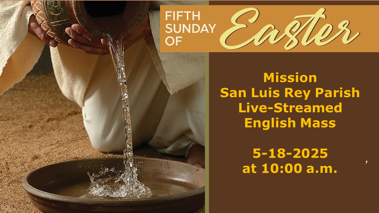 10 am Livestream English Mass on 5-18-2025