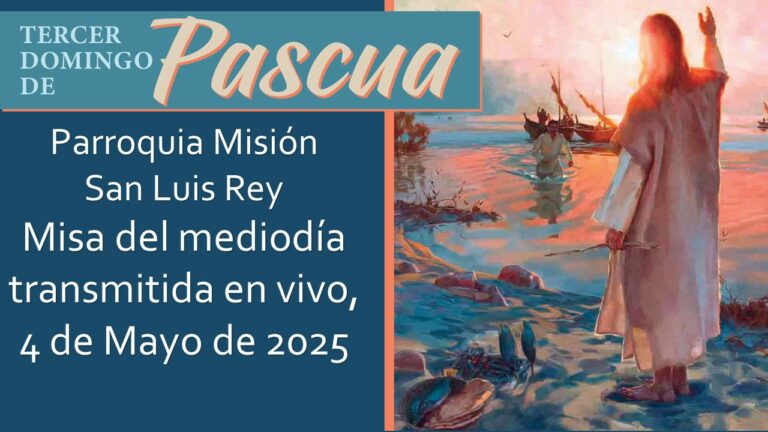 Sign in Misa de las 12 del mediodía, 5-04-25