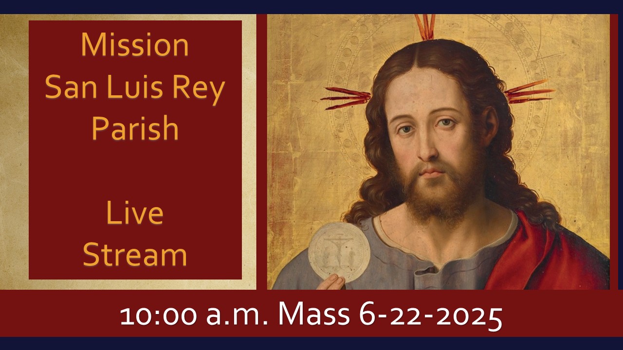 Livestream English Mass, 6-22-2025