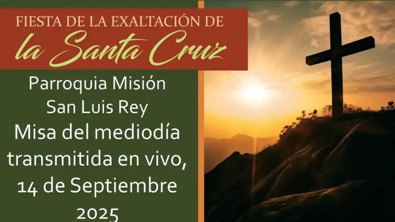 Livestream for 12 noon Spanish Mass 9-14-2025