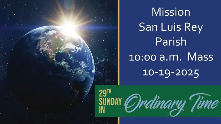 Live-streamed Mass for 10-19-2025