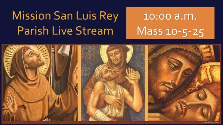 Livestream for October 5, 2025 10 am Mass