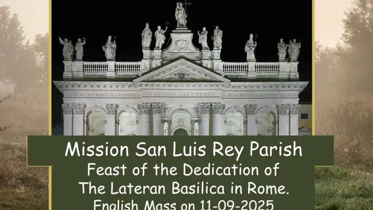 Online Mass for November 9, 2025