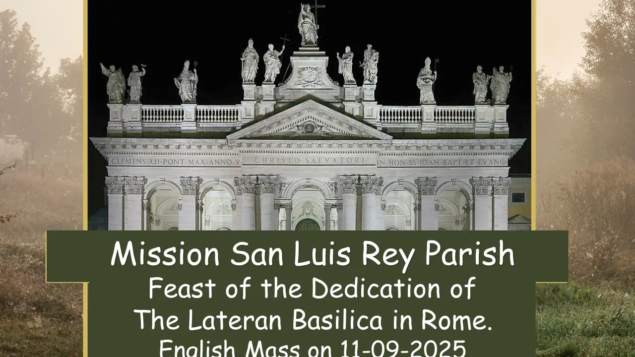 Online Mass for November 9, 2025