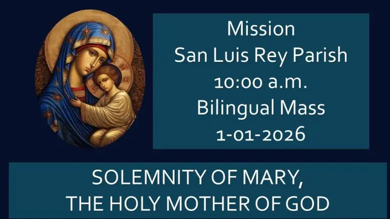 The Solemnity of Mary, Holy Mother of God