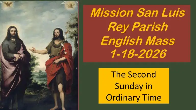 2nd Sunday in Ordinary Time 1-18-2026