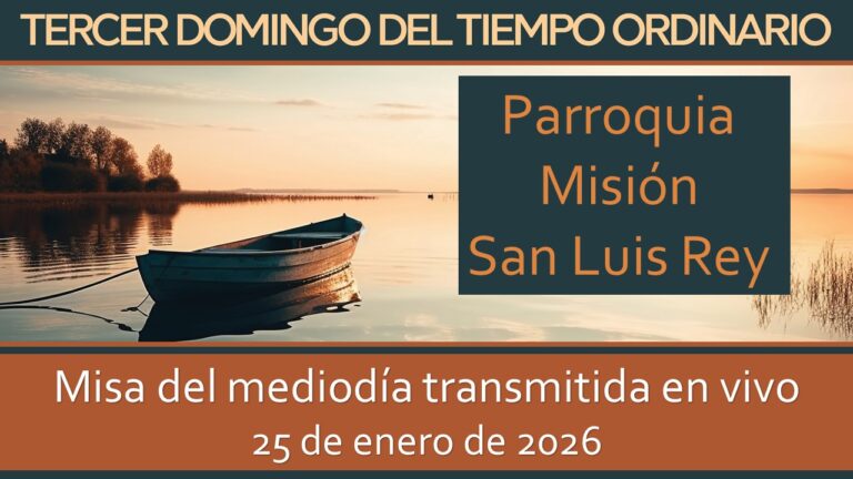 Spanish language live stream for 1-25-26