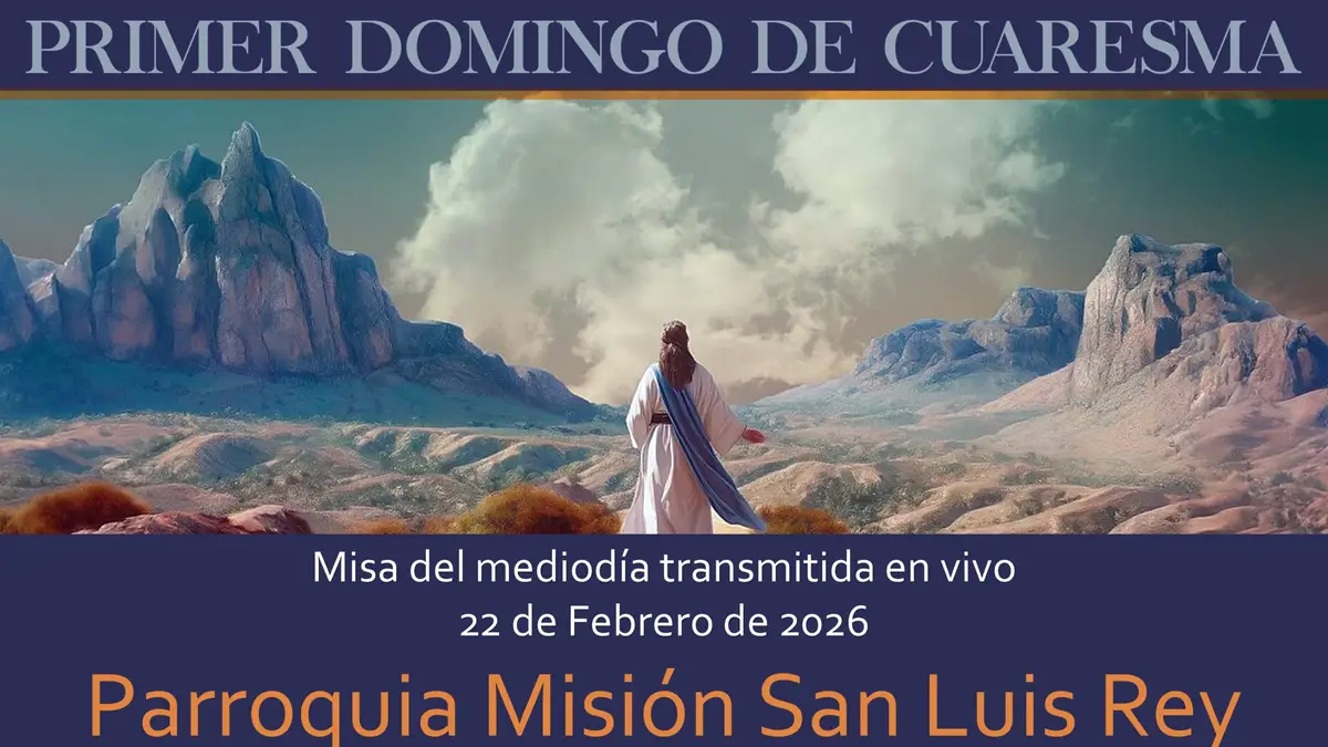 Live-streamed Spanish Mass for 2-22-2026