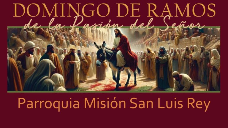Spanish Language Live-streamed mass for Palm Sunday
