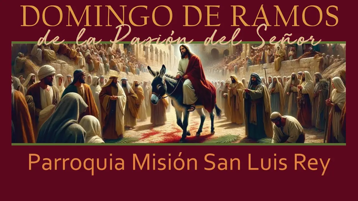 Spanish Language Live-streamed mass for Palm Sunday