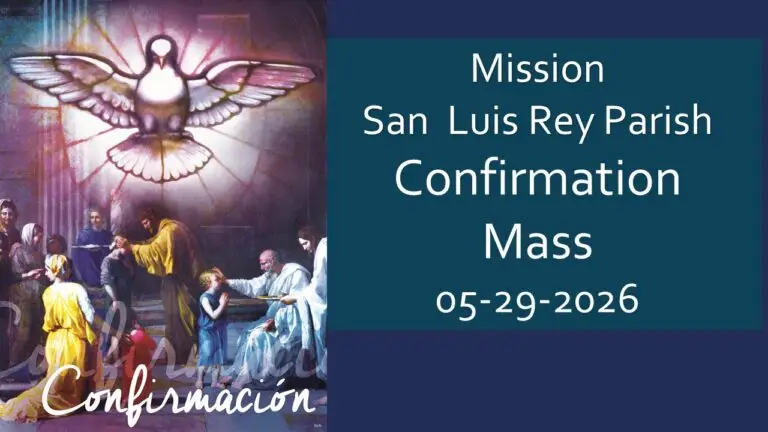 Confirmation Mass 2026