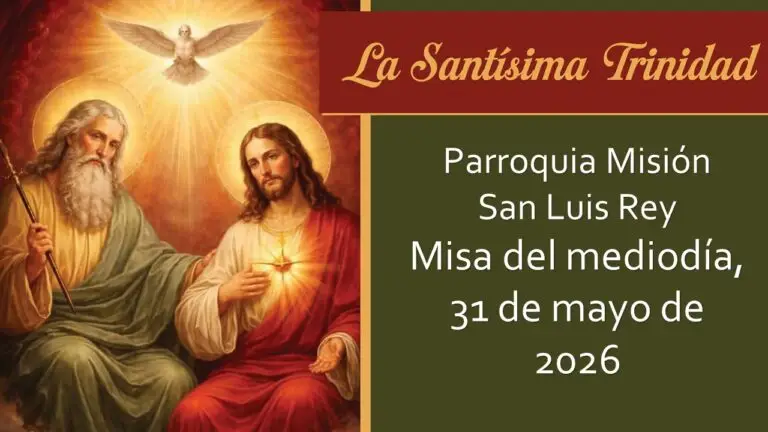 Solemnidad de la Santísima Trinidad