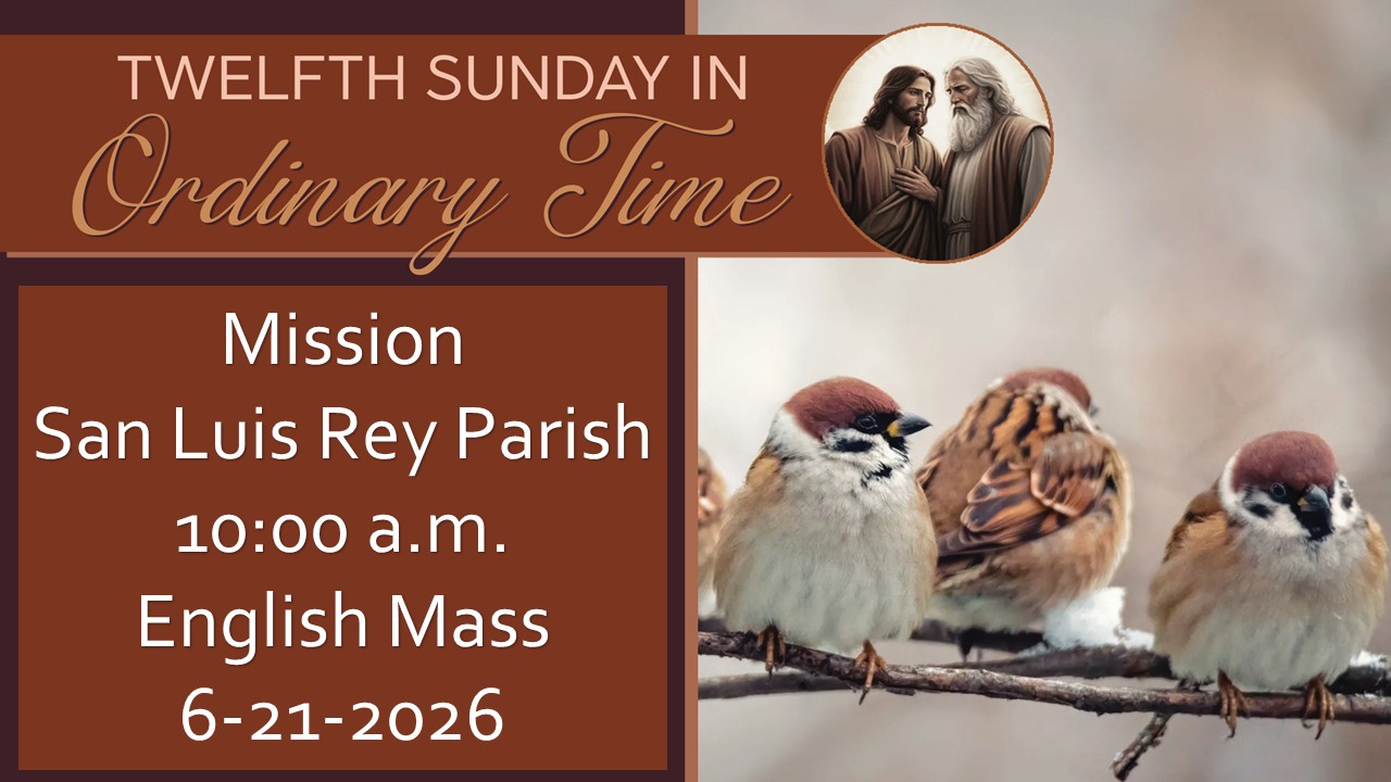 English Mass for 6-21-2026
