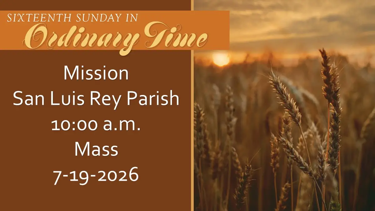 Livestream Mass for 7-19-2026
