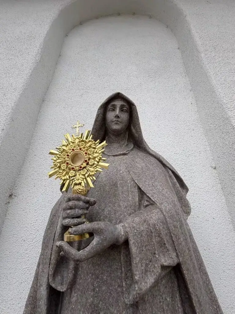 St. Clare of Assisi Statue at Mission San Luis Rey Parish