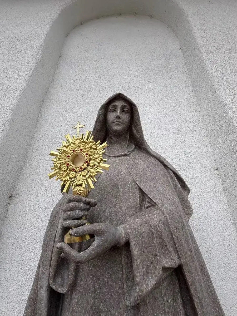 St. Clare of Assisi Statue at Mission San Luis Rey Parish