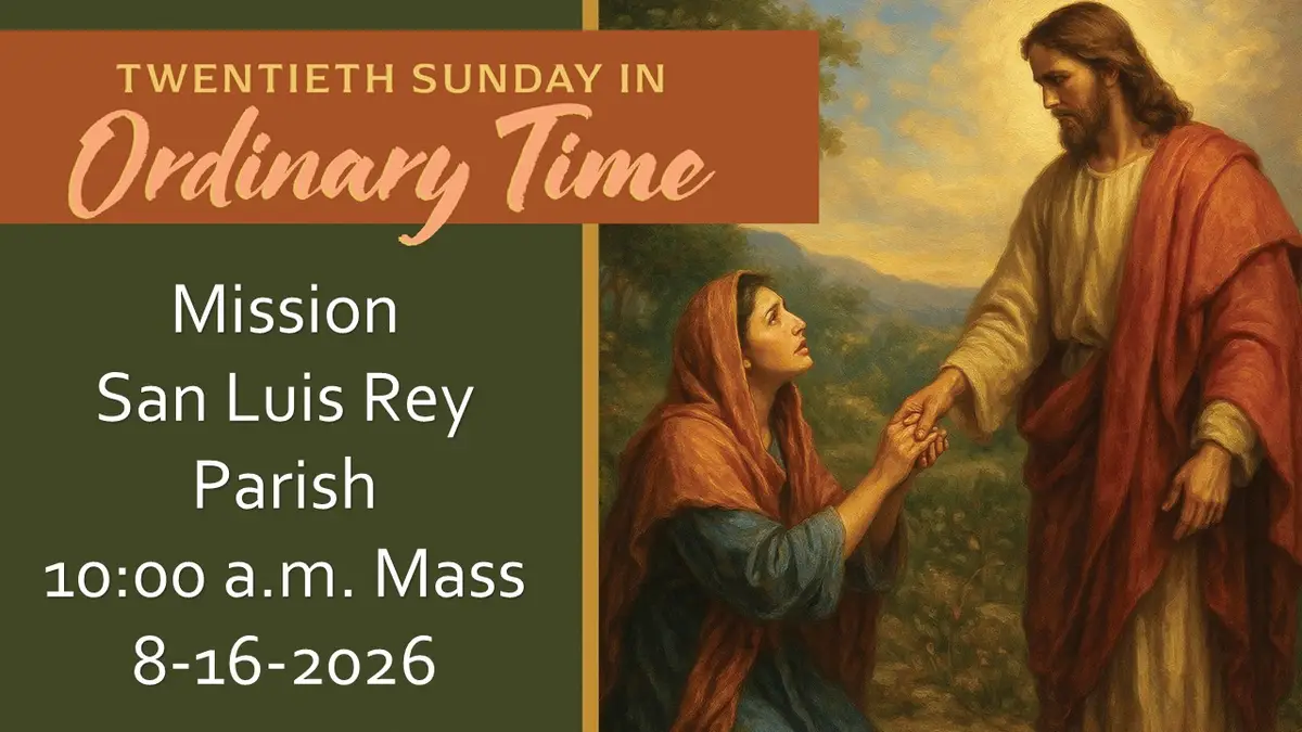 Livestreamed mass for 8-16-2026