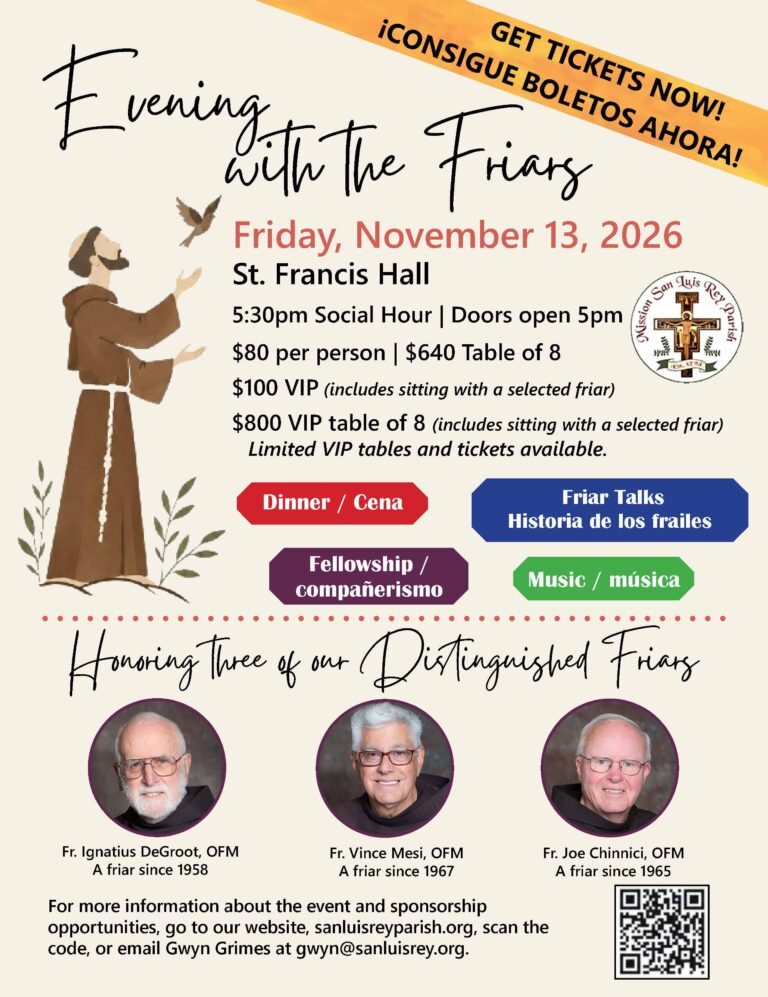 Evening With the Friars 2026