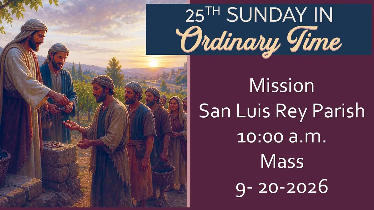 Livestream Mass for September 20, 2026
