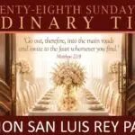 English Language Mass for 10 am, 10-11-2026