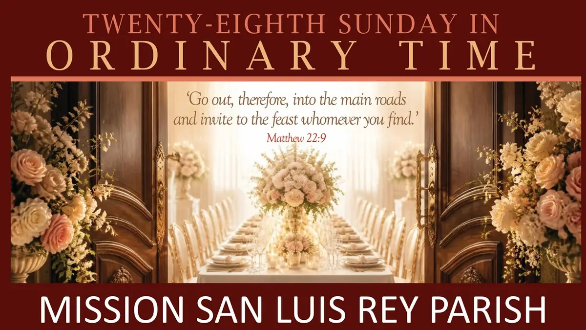 English Language Mass for 10 am, 10-11-2026