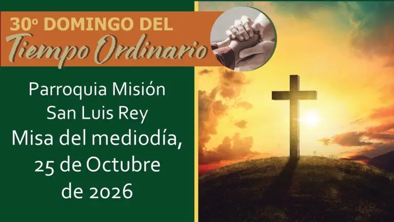 12 noon Mass for October 25, 2026