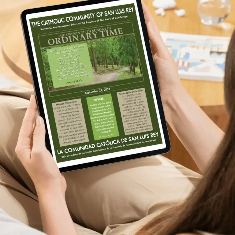 Bulletin cover for 9-21-2025