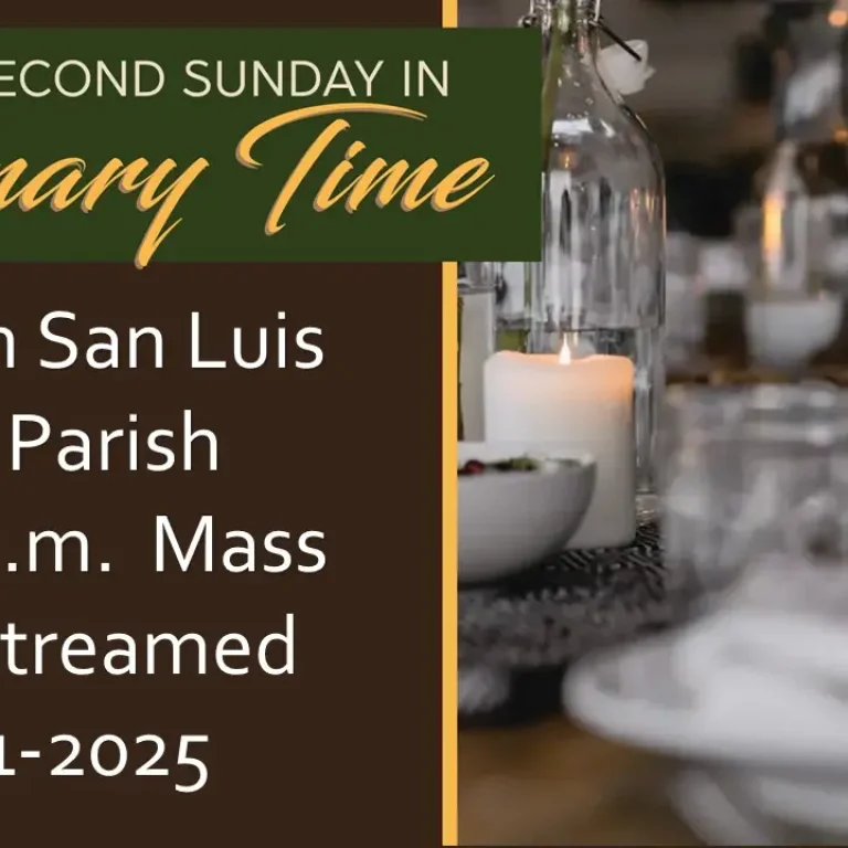 Livestream for August 31, 2025, 10 am English Mass