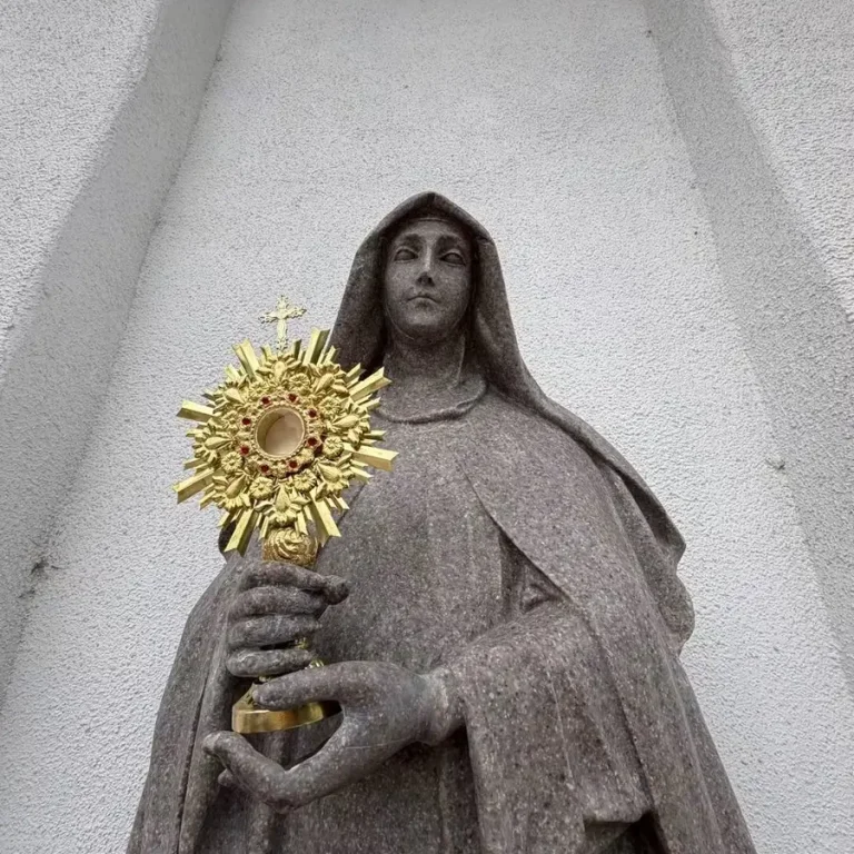 St. Clare of Assisi Statue at Mission San Luis Rey Parish