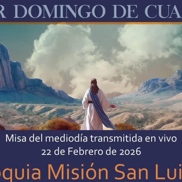 Live-streamed Spanish Mass for 2-22-2026