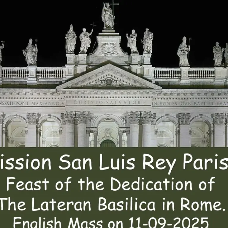 Online Mass for November 9, 2025