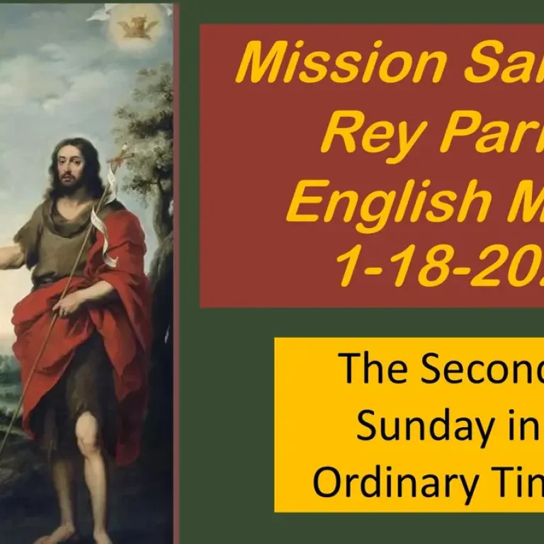 2nd Sunday in Ordinary Time 1-18-2026