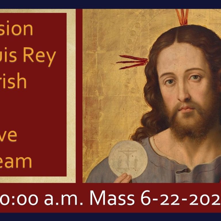 Livestream English Mass, 6-22-2025