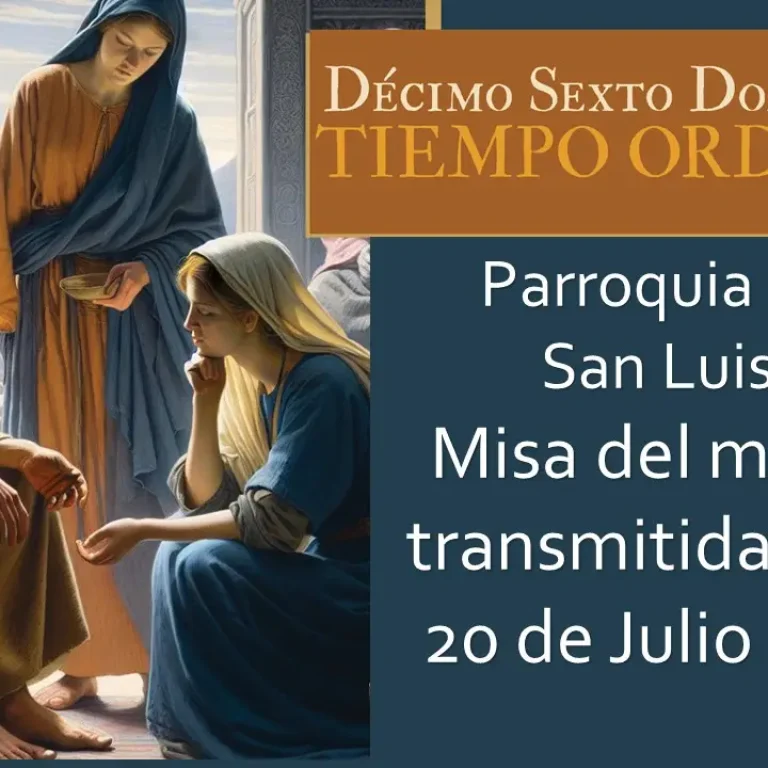 Livestream 12 noon Spanish Mass for 7-20-2025