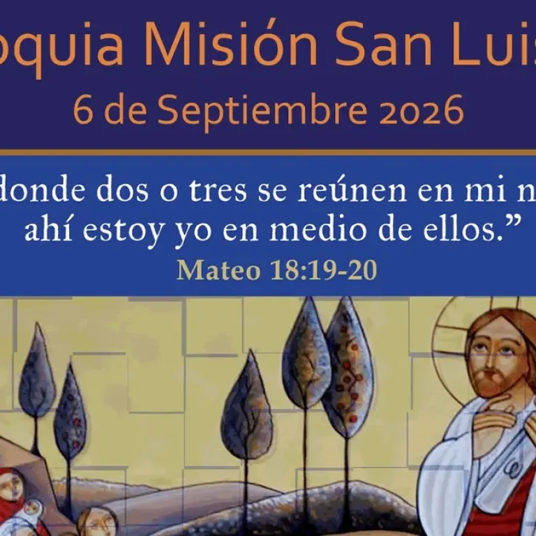 Spanish language mass at 12 noon for September 6, 2026