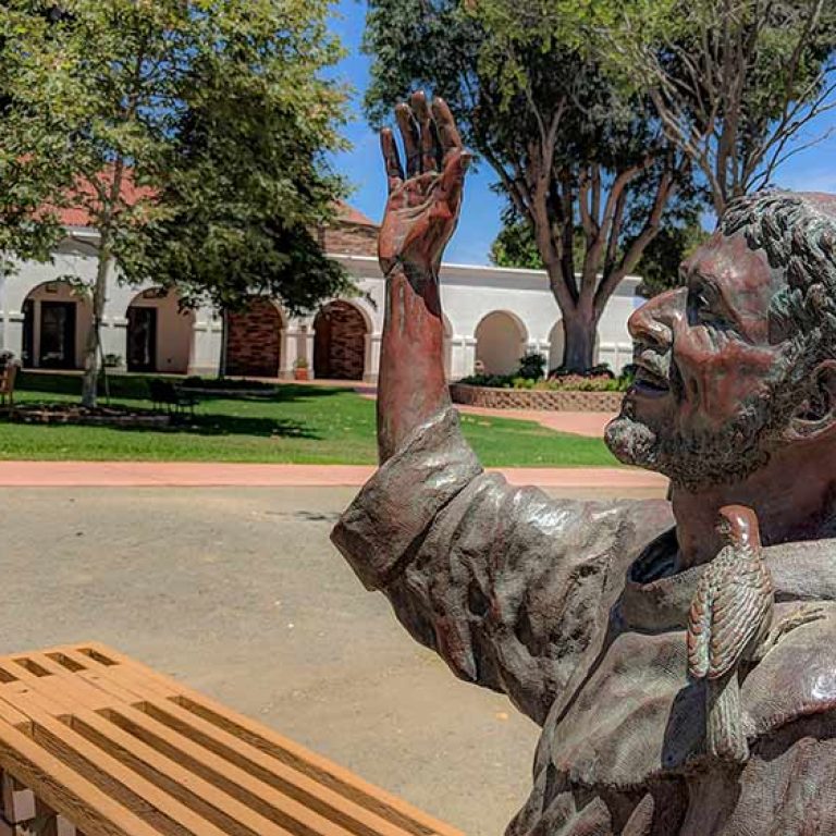 St. Francis of Assisi welcomes you to Mission San Luis Rey Parish.