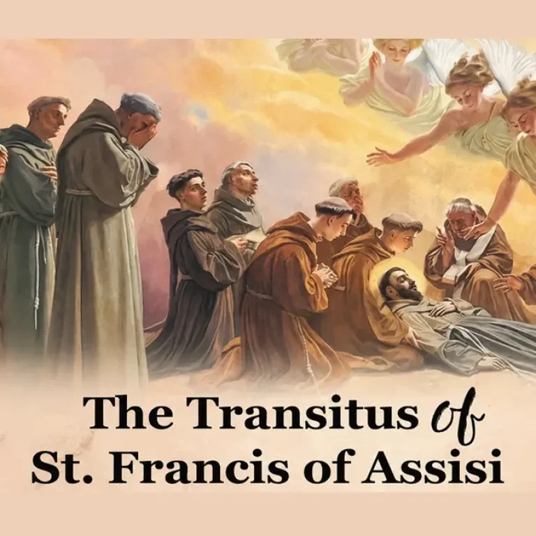 Transitus of St. Francis of Assisi, 2026